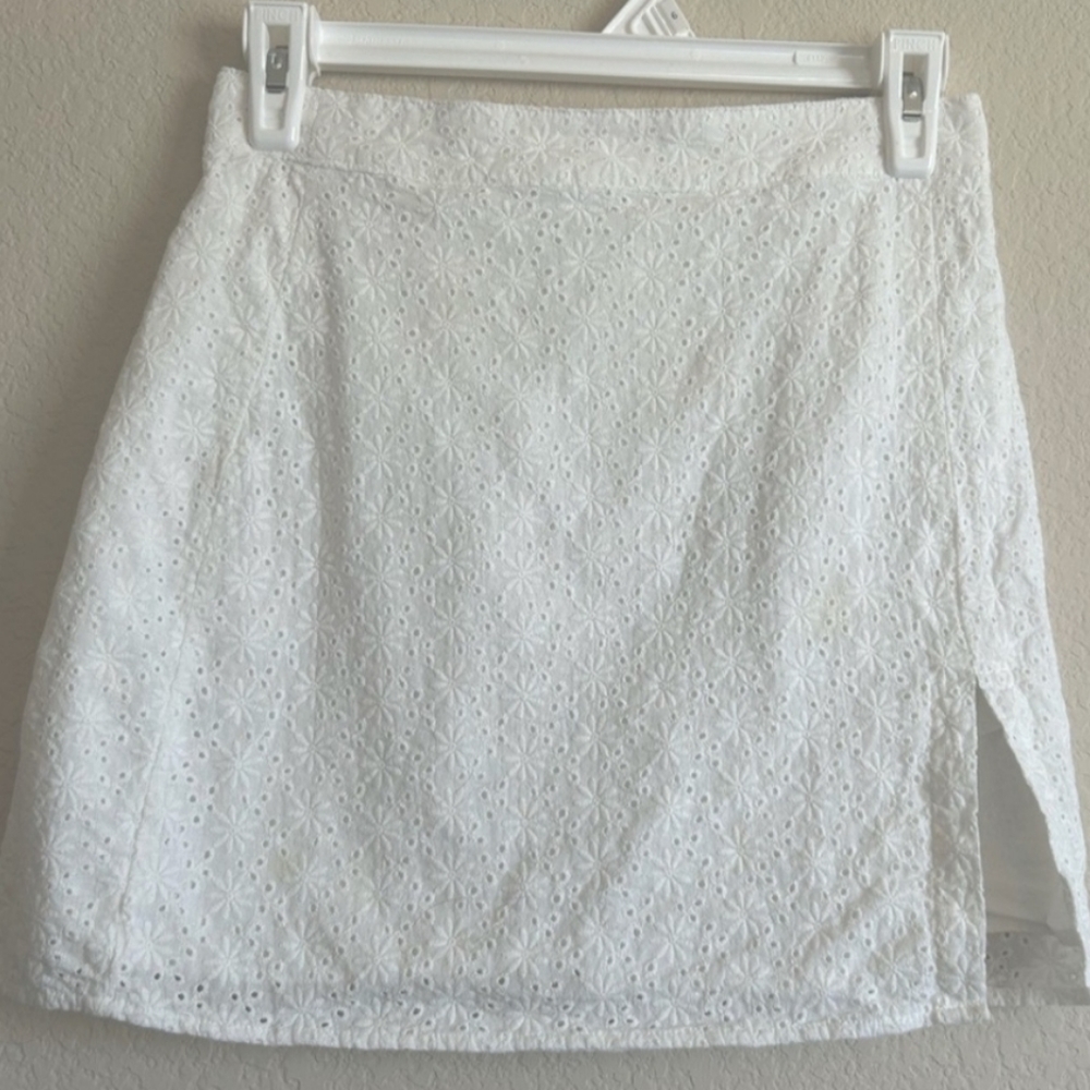 White Mini Skirt